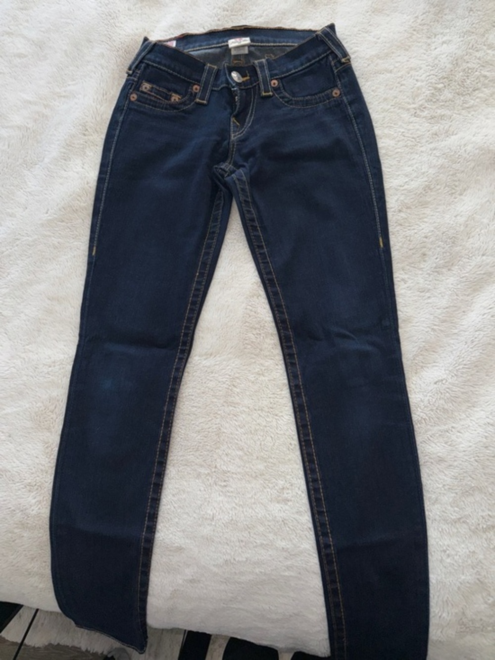 True Religion Dark Indigo Skinny Jeans